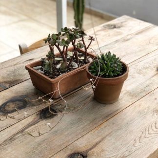 Terracotta Tall Rim Planter, 40cm
